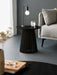 Estelle Round Lamp Table – Matte Black - Luminex FurnitureLamp TableOLL006