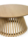 Estelle Round Slatted Coffee Table - Luminex FurnitureCoffee TableOLL001