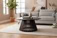 Estelle Round Slatted Coffee Table - Luminex FurnitureCoffee TableOLL001