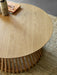Estelle Round Slatted Coffee Table - Luminex FurnitureCoffee TableOLL001