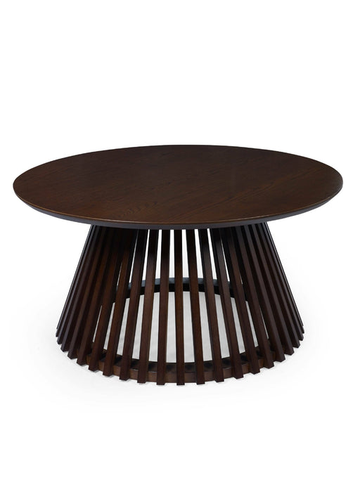 Estelle Round Slatted Coffee Table - Luminex FurnitureCoffee TableOLL002