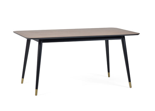 Evangeline Dining Table – Walnut & Brass Finish - Luminex FurnitureDining TableFIN001