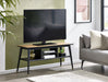 Evangeline Media Unit - Walnut & Black - Luminex FurnitureTV UnitFIN005