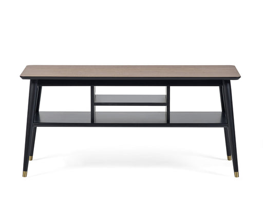 Evangeline Media Unit - Walnut & Black - Luminex FurnitureTV UnitFIN005