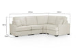Fairmont Beige Universal Corner Sofa - Luminex FurnitureSofasfunk_beige_universal