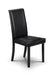 Felicity Dining Chairs Set of 2 – Black or Brown Faux Leather - Luminex FurnitureChairsHUD003