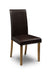 Felicity Dining Chairs Set of 2 – Black or Brown Faux Leather - Luminex FurnitureChairsHUD005
