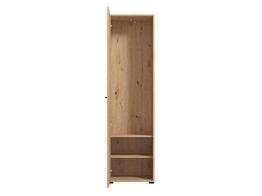 Fiora Artisan Oak Slim Slatted Wardrobe - Luminex FurnitureWardrobe3451