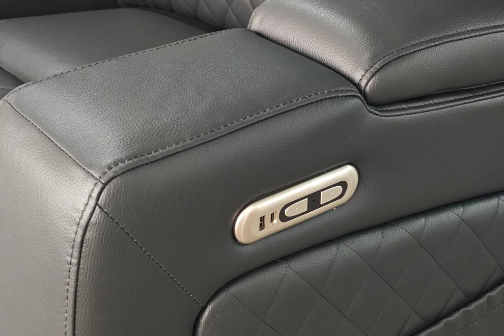 Fiorenza Black 3 Seater Cinema Sofa – Electric Recliner - Luminex FurnitureSofasflorence_black_electric_3_seater