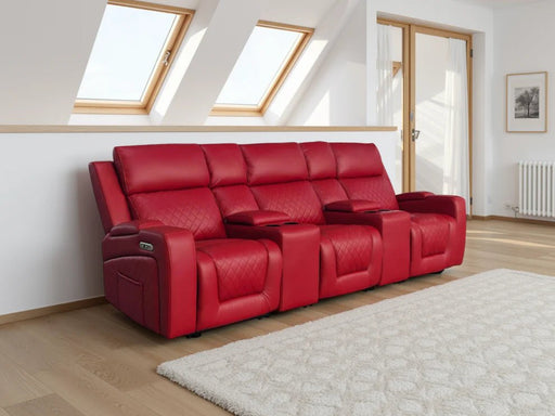 Fiorenza Red 3 Seater Cinema Sofa – Electric Recliner - Luminex FurnitureSofasflorence_red_electric_3_seater