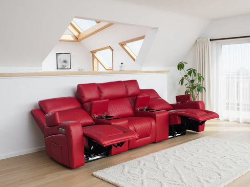 Fiorenza Red 3 Seater Cinema Sofa – Electric Recliner - Luminex FurnitureSofasflorence_red_electric_3_seater