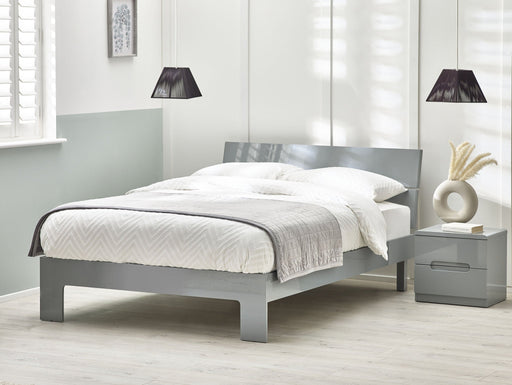 Florence High Gloss Bed - Luminex FurnitureWooden BedsMAN811