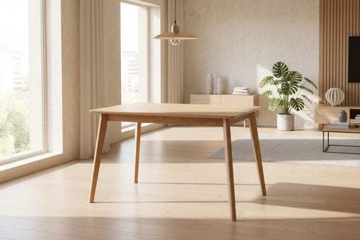 Florence Oak Veneer Rectangular Dining Table With Tapered Legs - Luminex FurnitureDining TableBOD201