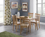 Florence Oak Veneer Rectangular Table With Tapered Legs - Luminex FurnitureDining TableBOD201