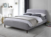 Geneva Bed Light Grey Fabric - Luminex FurnitureBedGEN46LGREY