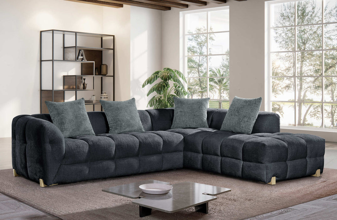 Genevieve Charcoal Right Hand Sofa – L - Shape Corner - Luminex FurnitureSofasgenoa_sofa_charcoal_right_hand