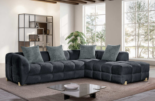 Genevieve Charcoal Right Hand Sofa – L - Shape Corner - Luminex FurnitureSofasgenoa_sofa_charcoal_right_hand