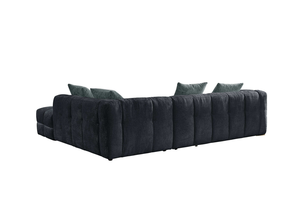 Genevieve Charcoal Right Hand Sofa – L - Shape Corner - Luminex FurnitureSofasgenoa_sofa_charcoal_right_hand
