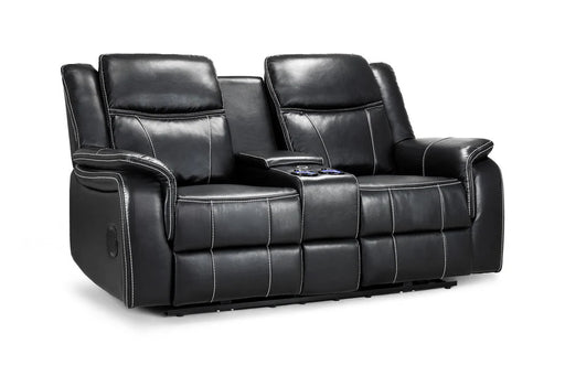 Grosvenor Black 2 Seater Tech Recliner Sofa – Electric - Luminex FurnitureSofasgts_black_2_str