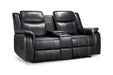 Grosvenor Black 2 Seater Tech Recliner Sofa – Electric - Luminex FurnitureSofasgts_black_2_str
