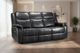 Grosvenor Black 3 Seater Tech Electric Recliner Sofa - Luminex FurnitureSofasgts_black_3_str