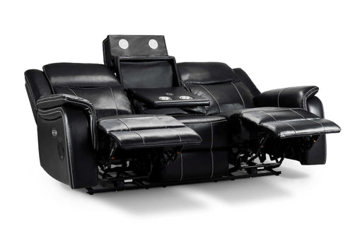 Grosvenor Black 3+2 Tech Recliner Sofa Set – Electric - Luminex FurnitureSofasgts_black_3+2