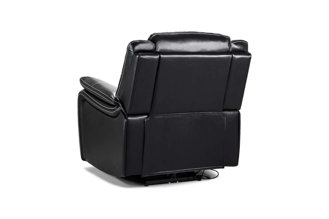 Grosvenor Black Tech Recliner Armchair – Electric - Luminex FurnitureOccasional Chairsgts_black_armchair