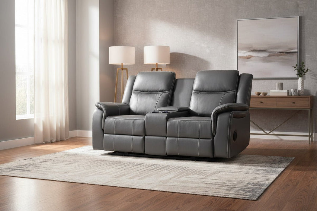Grosvenor Grey 2 Seater Tech Electric Recliner Sofa - Luminex FurnitureSofasgts_grey_2_str
