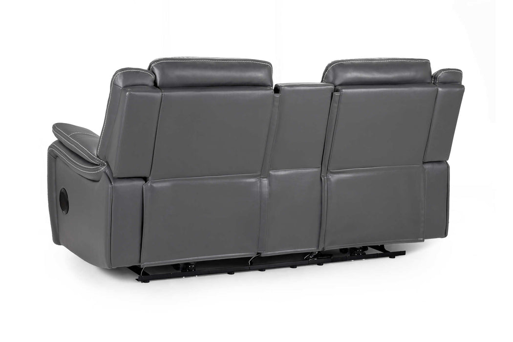 Grosvenor Grey 2 Seater Tech Recliner Sofa – Electric - Luminex FurnitureSofasgts_grey_2_str