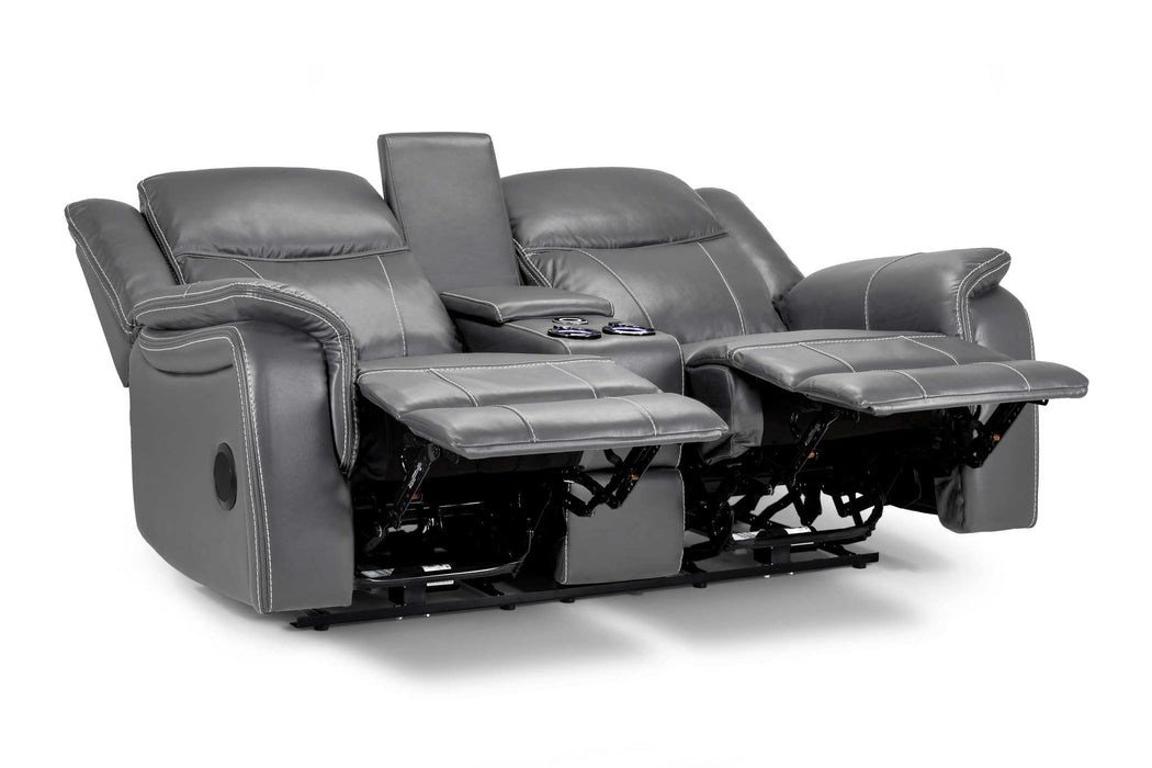 Grosvenor Grey 2 Seater Tech Recliner Sofa – Electric - Luminex FurnitureSofasgts_grey_2_str