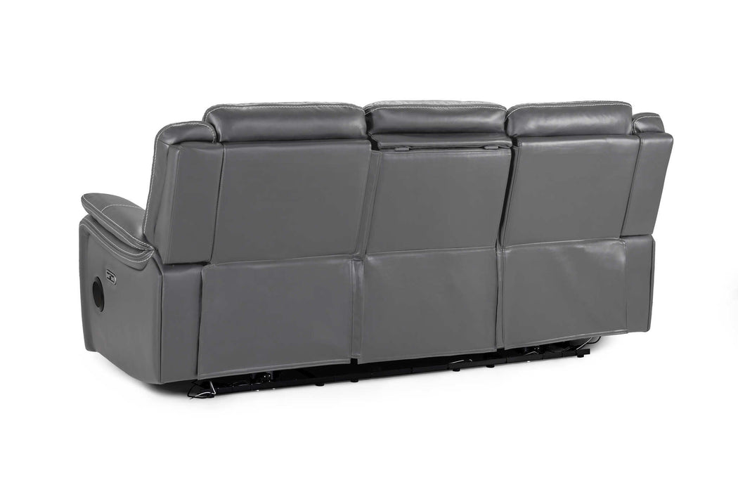 Grosvenor Grey 3 Seater Tech Recliner Sofa – Electric - Luminex FurnitureSofasgts_grey_3_str