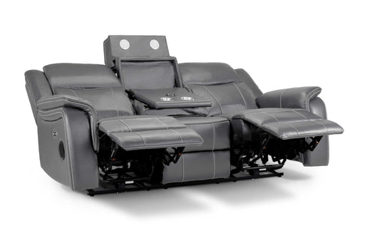 Grosvenor Grey 3 Seater Tech Recliner Sofa – Electric - Luminex FurnitureSofasgts_grey_3_str