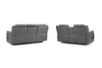 Grosvenor Grey 3+2 Tech Recliner Sofa Set – Electric - Luminex FurnitureSofasgts_grey_3+2