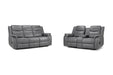 Grosvenor Grey 3+2 Tech Recliner Sofa Set – Electric - Luminex FurnitureSofasgts_grey_3+2