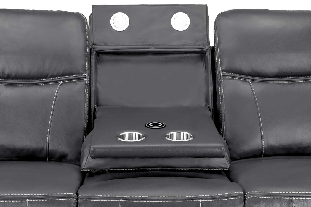 Grosvenor Grey 3+2 Tech Recliner Sofa Set – Electric - Luminex FurnitureSofasgts_grey_3+2