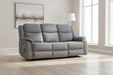 Grosvenor Grey Fabric 3 Seater Tech Electric Recliner Sofa - Luminex FurnitureSofasgts_grey_fabric_3_str