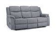 Grosvenor Grey Fabric 3 Seater Tech Recliner Sofa – Electric - Luminex FurnitureSofasgts_grey_fabric_3_str