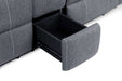 Grosvenor Grey Fabric 3+2 Tech Recliner Sofa Set – Electric - Luminex FurnitureSofasgts_grey_fabric_3+2