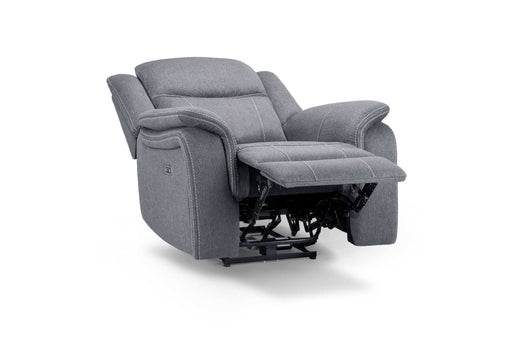 Grosvenor Grey Fabric Tech Recliner Armchair – Electric - Luminex FurnitureOccasional Chairsgts_grey_fabric_armchair