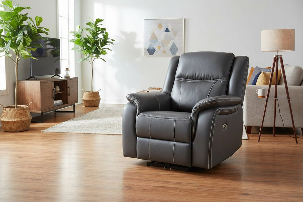 Grosvenor Grey Tech Recliner Armchair – Electric - Luminex FurnitureOccasional Chairsgts_grey_armchair