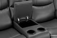 Hadleigh Black 2 Seater Electric Recliner Sofa – Faux Leather - Luminex FurnitureSofasharald_2str_black
