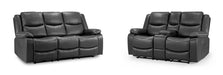 Hadleigh Black 3+2 Electric Recliner Sofa Set – Faux Leather - Luminex FurnitureSofasharald_3+2_black