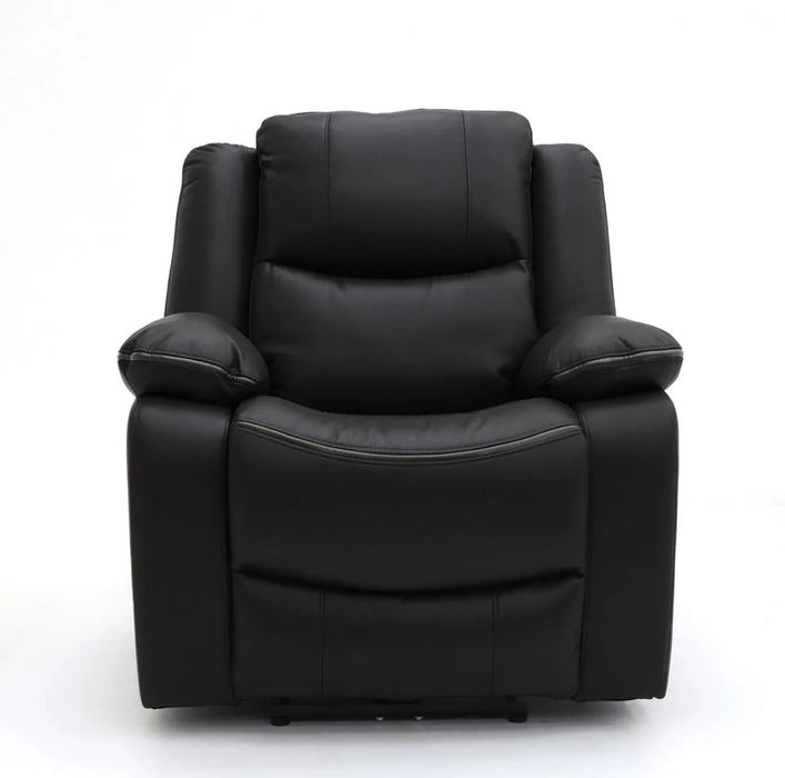 Hadleigh Black Electric Recliner Armchair – Faux Leather - Luminex FurnitureOccasional Chairsharald_chair_black