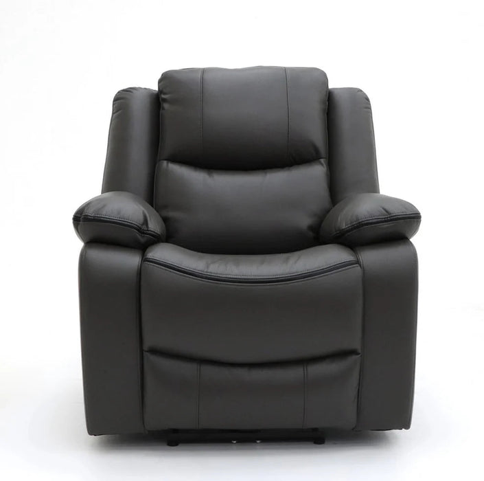Hadleigh Grey Electric Recliner Armchair – Faux Leather - Luminex FurnitureOccasional Chairsharald_chair_grey