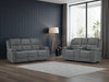Hadleigh Grey Fabric 3+2 Electric Recliner Sofa Set - Luminex FurnitureSofasharald_3+2_grey_fabric