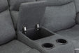 Hadleigh Grey Fabric 3+2 Electric Recliner Sofa Set - Luminex FurnitureSofasharald_3+2_grey_fabric
