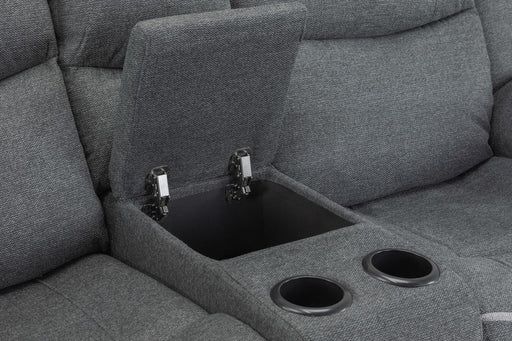Hadleigh Grey Fabric 3+2 Electric Recliner Sofa Set - Luminex FurnitureSofasharald_3+2_grey_fabric