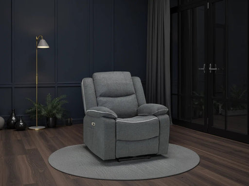 Hadleigh Grey Fabric Electric Recliner Armchair - Luminex FurnitureOccasional Chairsharald_chair_grey_fabric