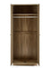 Halden 2 Door Wardrobe Oak - Luminex FurnitureWardrobeING005