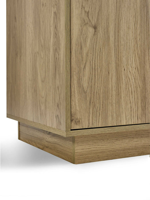 Halden 2 Door Wardrobe Oak - Luminex FurnitureWardrobeING005